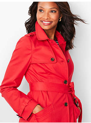 Talbots Refined Cotton Trench Coat