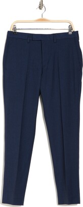 Louis Raphael Stretch Heather Skinny Fit Flat Front Suit Separate Pant