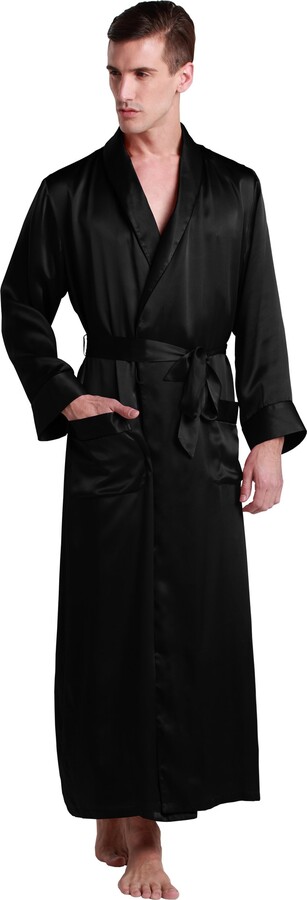mulberry silk robe