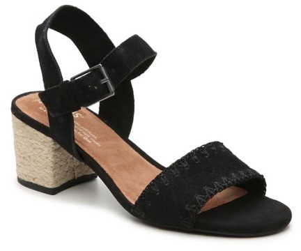 toms rosa block heel sandal