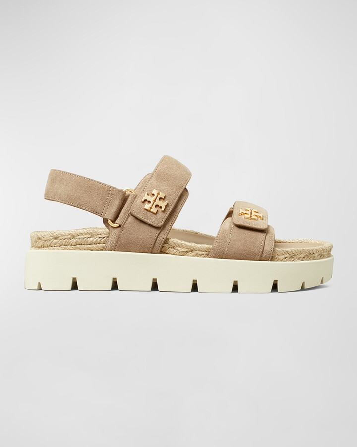 Tory Burch Kira Suede Dual-Band Sport Sandals