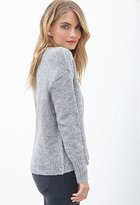 Thumbnail for your product : Forever 21 Contemporary Chevron Knit Crewneck Sweater