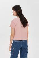 Thumbnail for your product : Topshop Womens London Embroidered Skyline T-Shirt - Pink