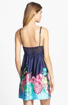 Thumbnail for your product : Josie 'Rimma' Print Satin & Lace Chemise