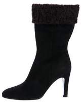 Thumbnail for your product : Chanel Suede Mid-Calf Boots