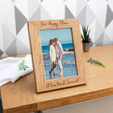 Thumbnail for your product : Mirrorin Personalised Our Happy Place Photo Frame