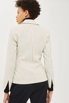 Thumbnail for your product : Topshop Striped corset detail blazer