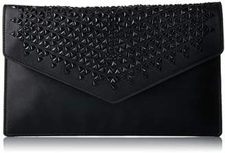 Juicy Couture Black Studded Clutch with Gold Chain