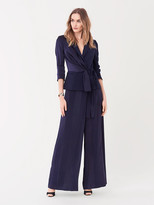 Thumbnail for your product : Diane von Furstenberg Lucina Stretch-Crepe Belted Blazer