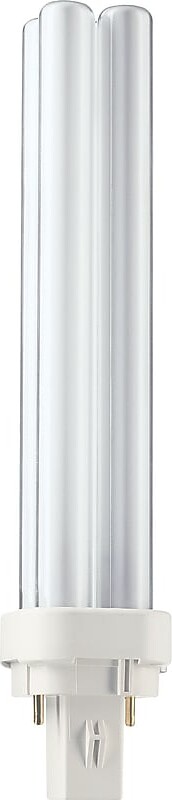 Philips Compact Fluorescent PL-C Lamp, 26 Watts, 2-Pin, Neutral White, 10PK