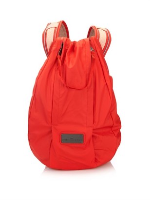 adidas by Stella McCartney Faux-leather zip-front backpack