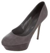 Thumbnail for your product : Sergio Rossi Suede Platform Pumps