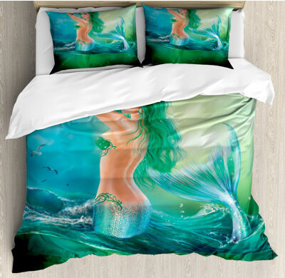 Ambesonne Underwater Duvet Cover Set