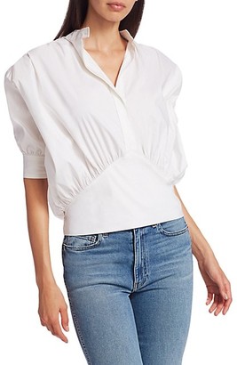 By Any Other Name Cumberbund Button-Up Top