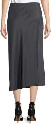 Eileen Fisher Silk Bias-Cut Midi Skirt