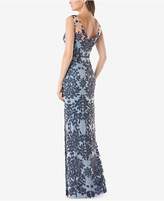 Thumbnail for your product : JS Collections Embroidered Gown