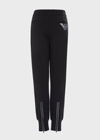 Thumbnail for your product : Emporio Armani R-Ea-Mix Fleece Jogging Pants With Reflective Inserts