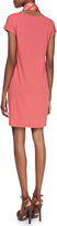 Thumbnail for your product : Eileen Fisher V-Neck Cap-Sleeve Shift Dress