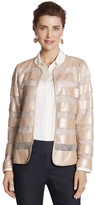 Thumbnail for your product : Chico's Faux-Leather Lace Inset Jacket