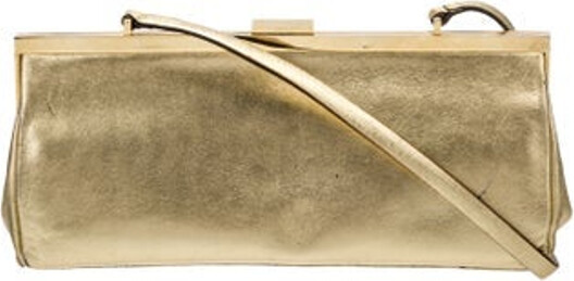 Lanvin Shoulder Bag Green Leather Gold-Tone Hardware Single Shoulder Strap Leather Lining & Single Interior Pocket Clasp Closure at Top Unfortunately, due to restrictions, this item may not be eligible for shipping in all areas. | Lanvin Leather Shoulder Bag in Green