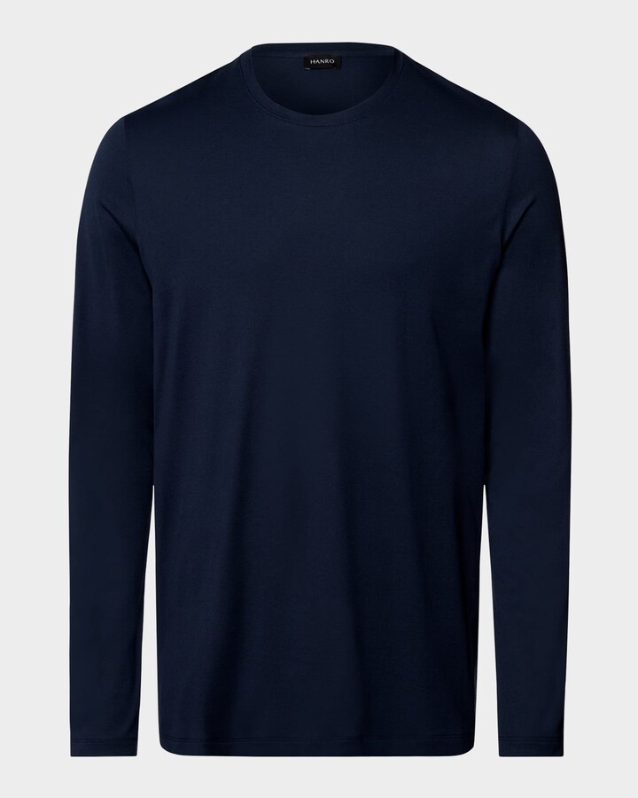Hanro Men's Night & Day Long-Sleeve Shirt