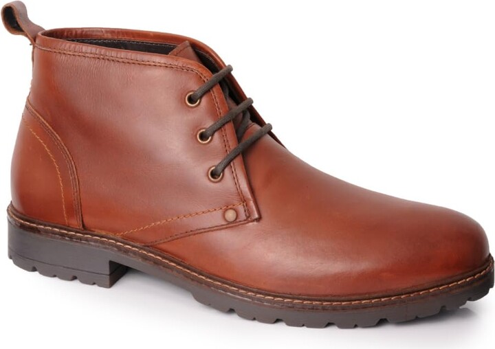 Silver Street London Camden Ful Grain Leather Mens Boots Extra