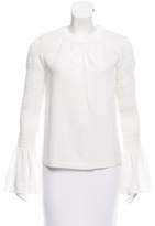 Thumbnail for your product : A.L.C. Silk Long Sleeve Top