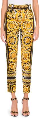 Versace Mix-Print Trousers