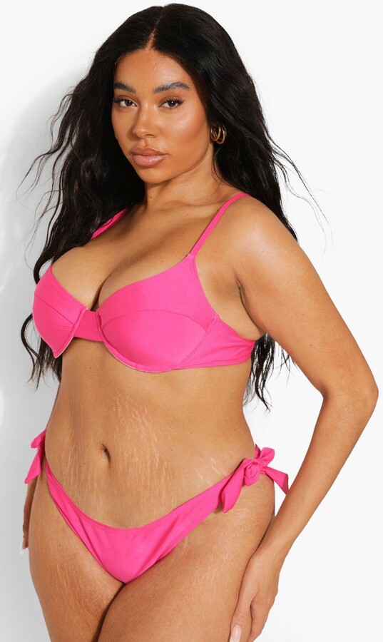 boohoo Pink Women's Two Piece Swimsuits | Shop the world's largest  collection of fashion | ShopStyle