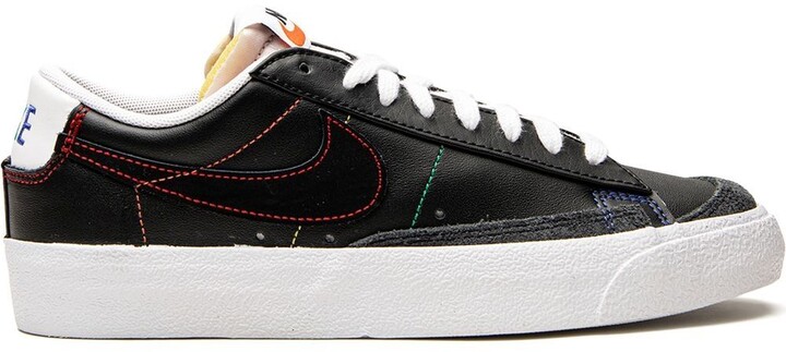 Nike Blazer Low 77 "Multicolor Stitch" sneakers - ShopStyle