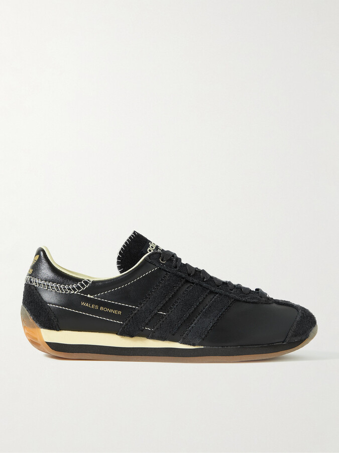 suede adidas black