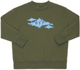 Thumbnail for your product : Off-White Logo Print Cotton Sweatshirt