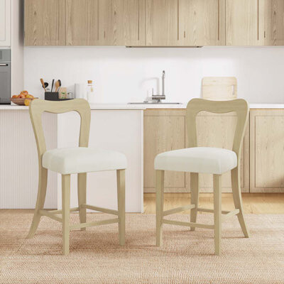 Hokku Designs Solid Wood Counter Stool,Barstools