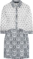 Thumbnail for your product : Balmain Pierre Printed silk mini dress