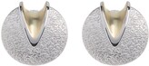 Thumbnail for your product : Breuning Sterling Silver & V-Cut Textured Stud Earrings