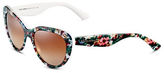 Thumbnail for your product : Dolce & Gabbana Floral Printed Cat-Eye-WHITE FLORAL-One Size