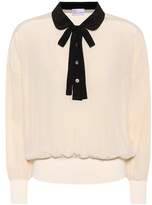 REDValentino Silk crêpe de chine blouse
