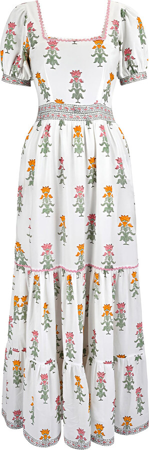 Echo of Pink White Juliet Dress