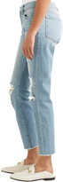 Thumbnail for your product : Frame Cropped Low-rise Straight-leg Jeans