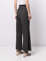 Thumbnail for your product : Kolor Flared Fold-Over Waist Trousers