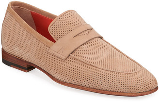 mens perforated loafers