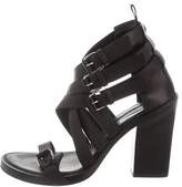 Thumbnail for your product : Ann Demeulemeester Leather Multistrap Sandals