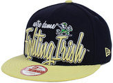 Thumbnail for your product : New Era Notre Dame Fighting Irish Team Script 9FIFTY Snapback Cap