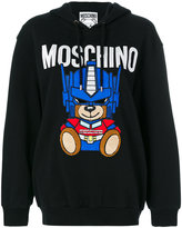 Moschino - Transformer Bear hoodie - women - coton/Polyester/Polyuréthane - 40