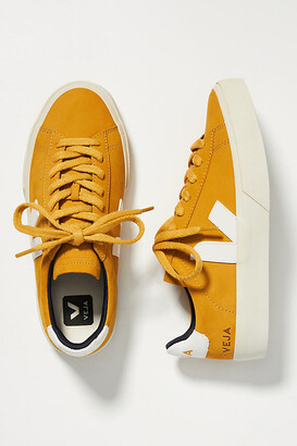 Veja Campo Leather Sneakers By in Yellow Size 37 - ShopStyle