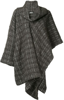 Issey Miyake Pre-Owned Plaid Knitted Coat