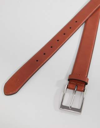 Original Penguin Skinny Leather Smart Belt