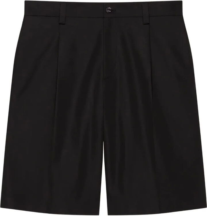 Givenchy Pleated Cotton Shorts