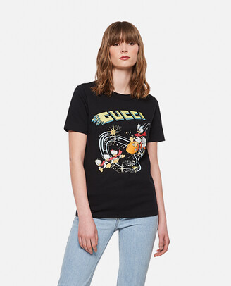 black gucci t shirt women's