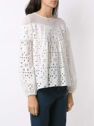 Oasis Nk broderie anglaise Clarisse blouse